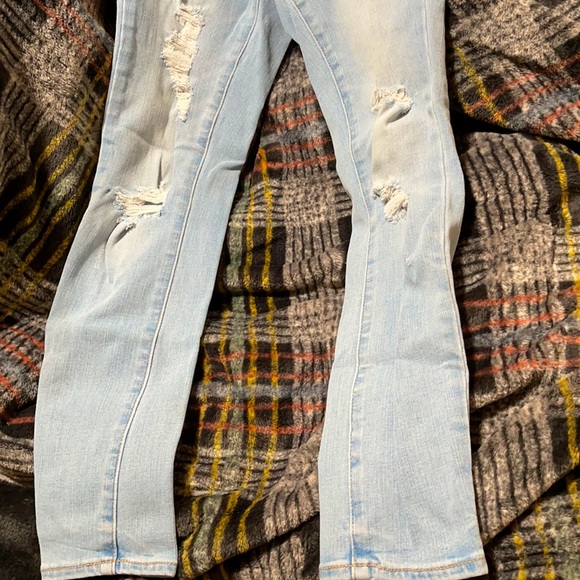 Light Blue Ripped Jeans - Picture 2 of 3